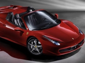 2012 model Ferrari 458 Spider