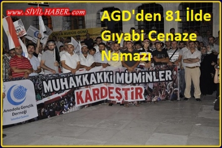 AGD'den 81 İlde Gıyabi Cenaze Namazı