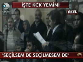 BDP'lilerin KCK yemini / VİDEO