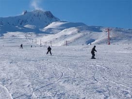 Erciyes'te kar kalınlığı 97 santime çıktı