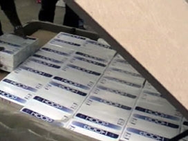 İstanbul'da 168 bin paket sigara yakalandı