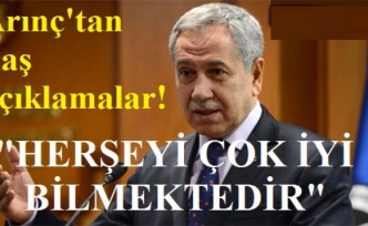 Arınç'tan flaş açıklamalar!