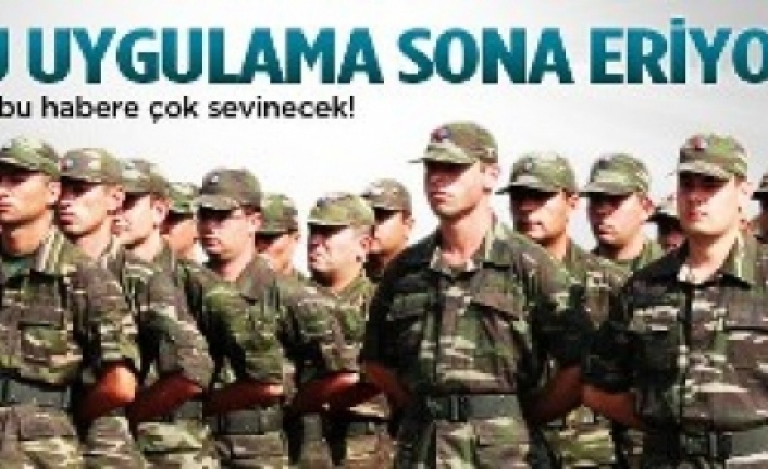 Askerlikte patates soyma dönemi bitiyor