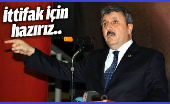 Destici: İttifak için hazırız