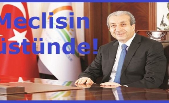 Meclisin üstünde!